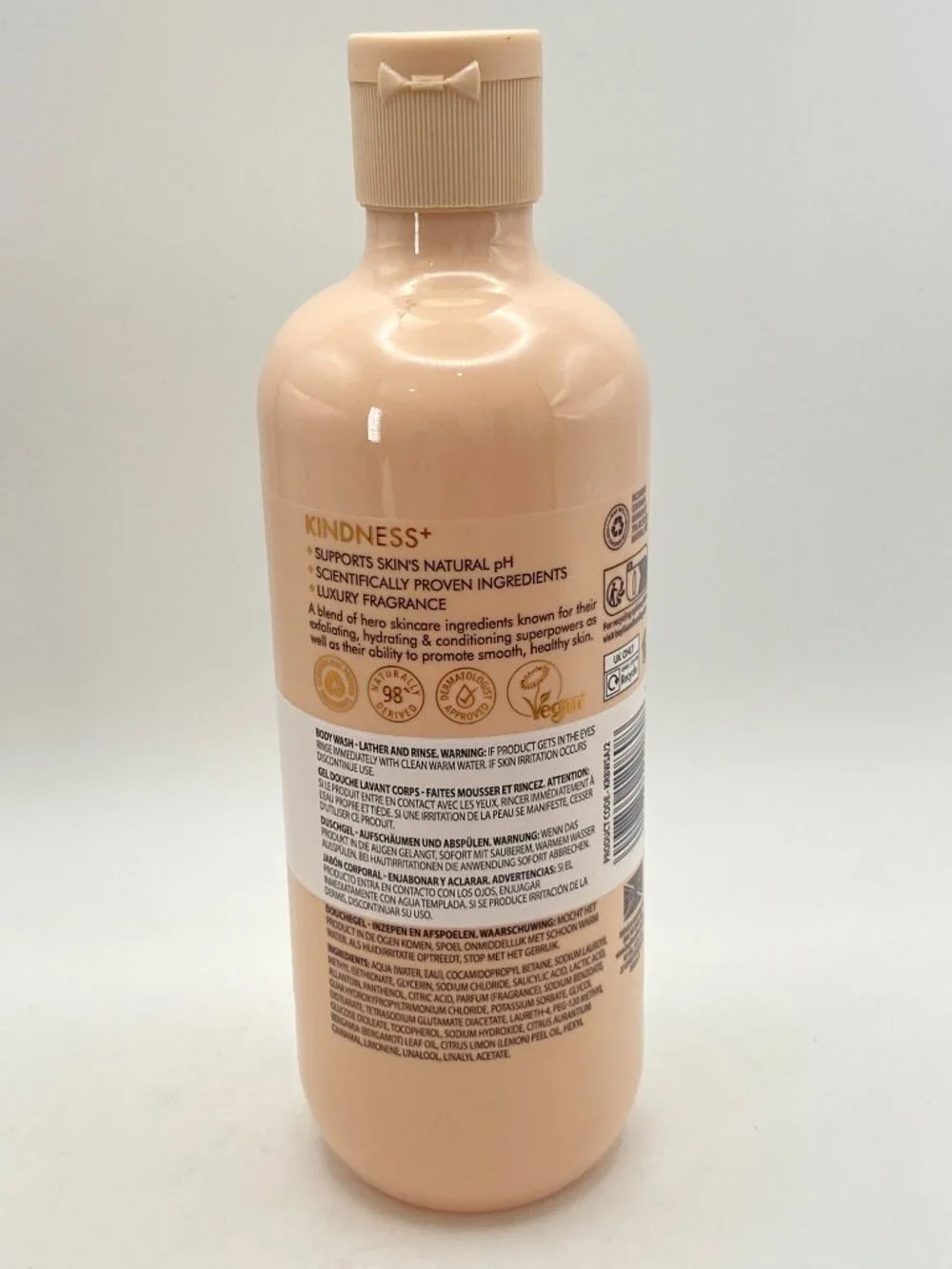 Baylis & Harding Kindness+ Salicylic Acid Body Wash – Cleanse & Renew (16.9 fl o